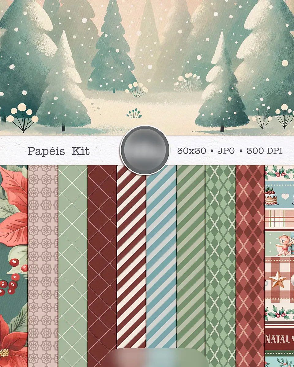 Kit Digital Natal Encantado 3