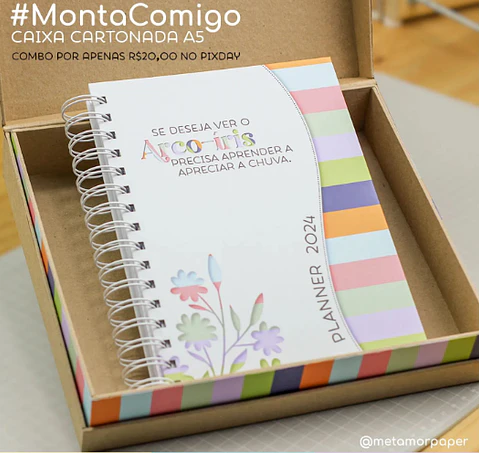 Arquivo Caixa Cartonada e Planner