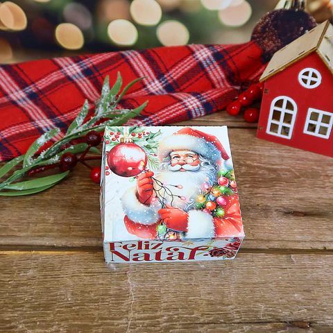 Arquivo Natal Caixa 4 doces - Chuvinha de Papel