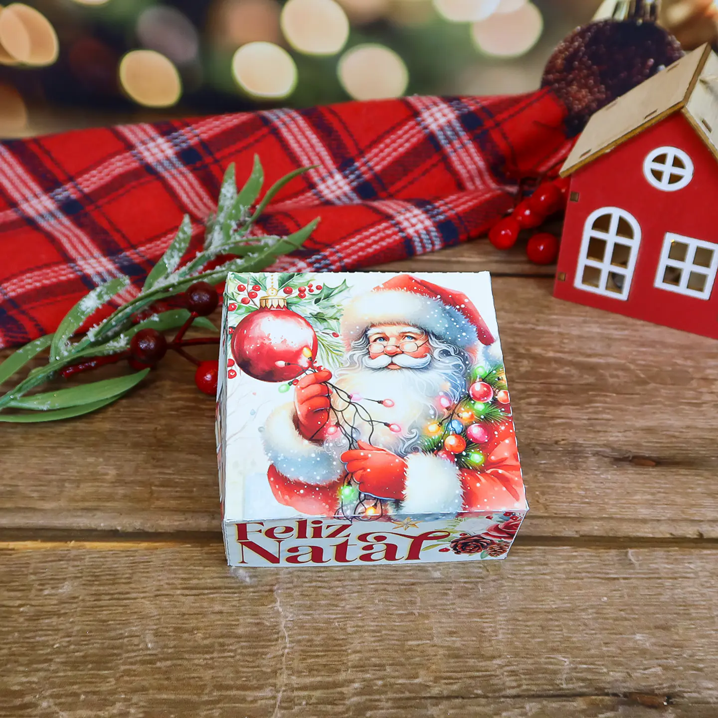 Arquivo Natal Caixa 4 doces - Chuvinha de Papel 1