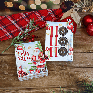 Arquivo Natal Caixa 3 Blistters - Chuvinha de Papel