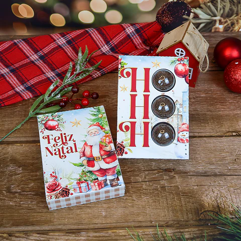 Arquivo Natal Caixa 3 Blistters - Chuvinha de Papel