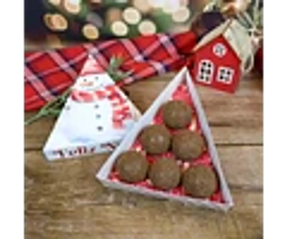 Arquivo Natal Caixa Triangular 6 doces - Chuvinha de Papel 5