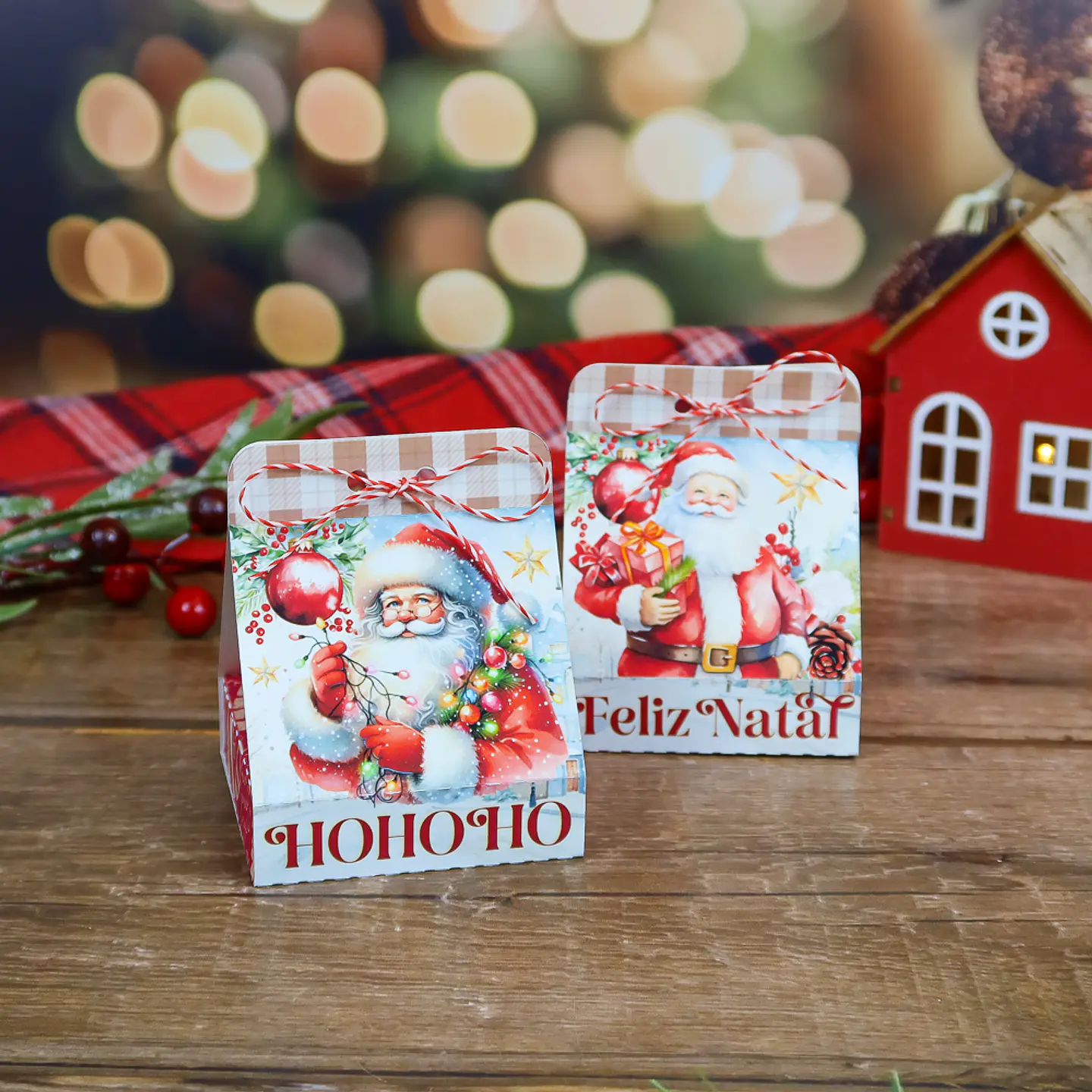 Arquivo Natal Caixa Porta Blistter - Chuvinha de Papel 1