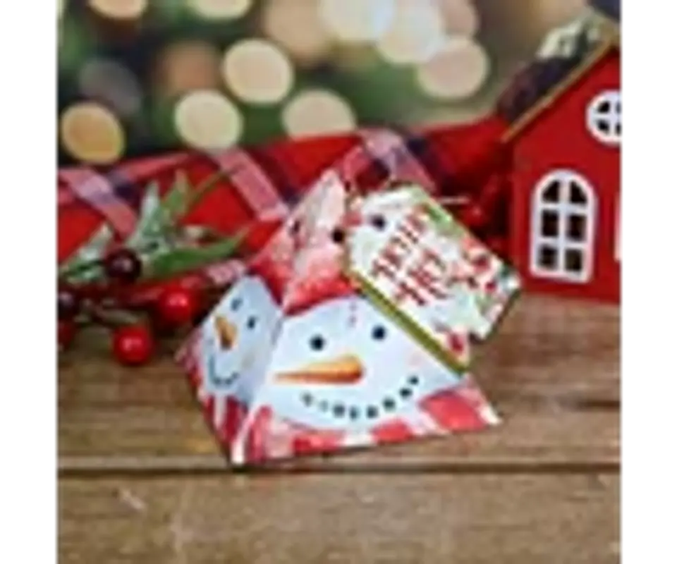 Arquivo Natal Caixa Triangular Blistter - Chuvinha de Papel 2