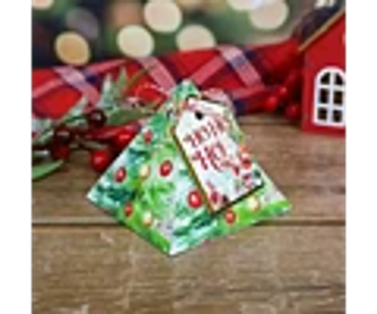 Arquivo Natal Caixa Triangular Blistter - Chuvinha de Papel 3