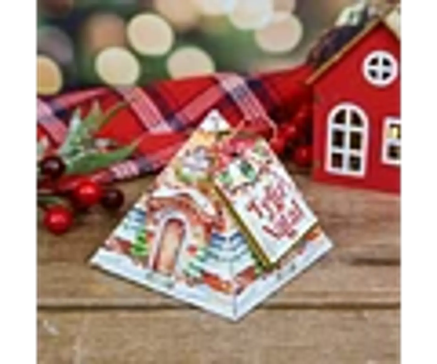 Arquivo Natal Caixa Triangular Blistter - Chuvinha de Papel 5
