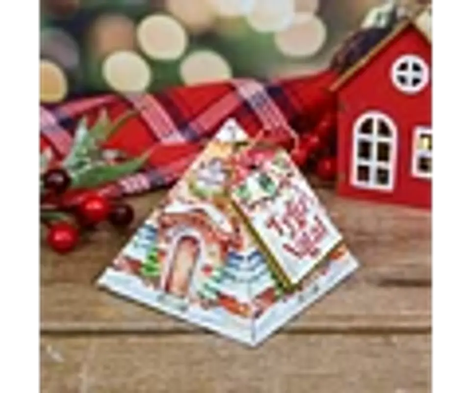 Arquivo Natal Caixa Triangular Blistter - Chuvinha de Papel 5