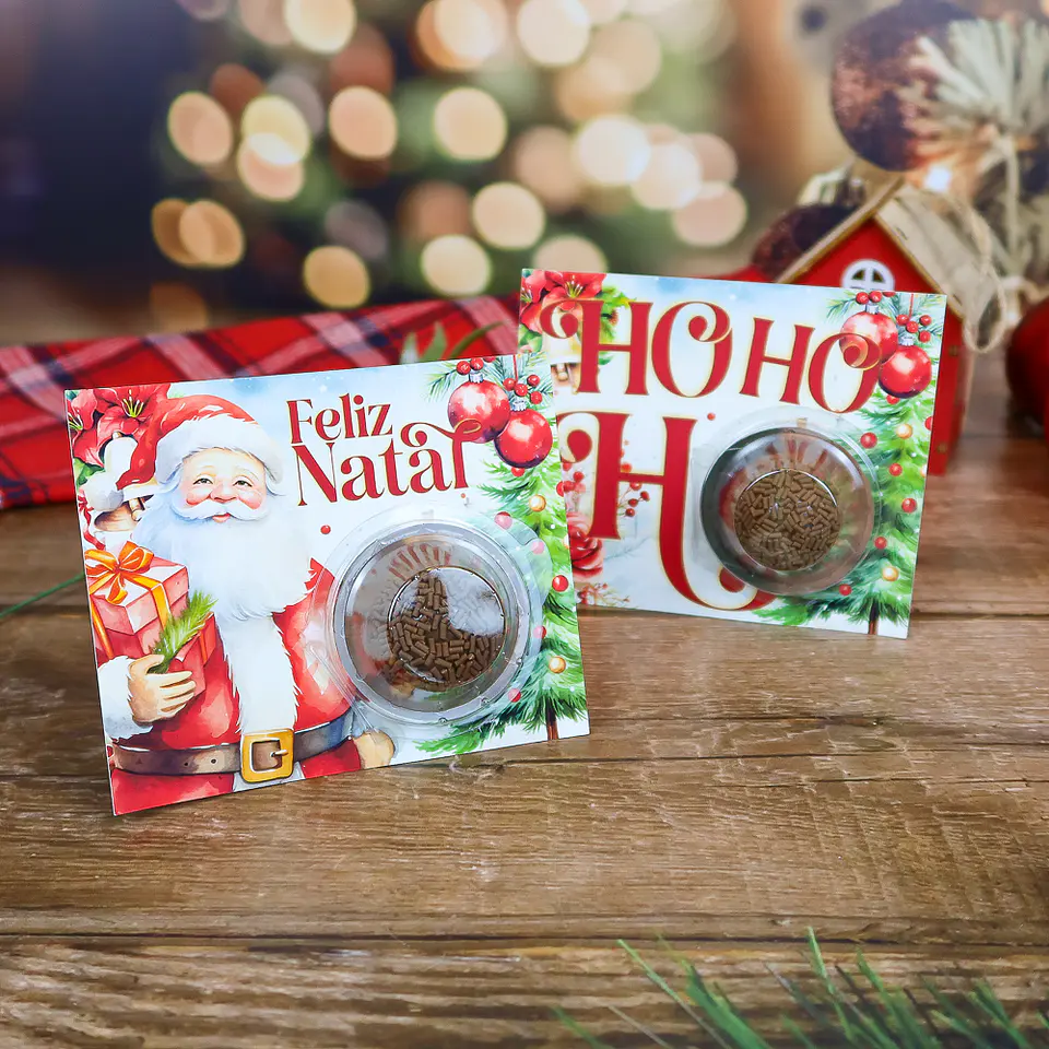 Arquivo Natal Card Blistter - Chuvinha de Papel 1