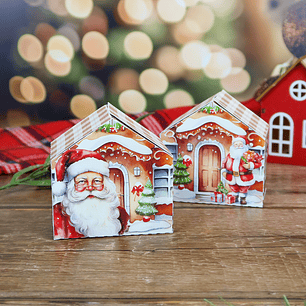 Arquivo Natal Caixa Casinha 2 doces - Chuvinha de Papel