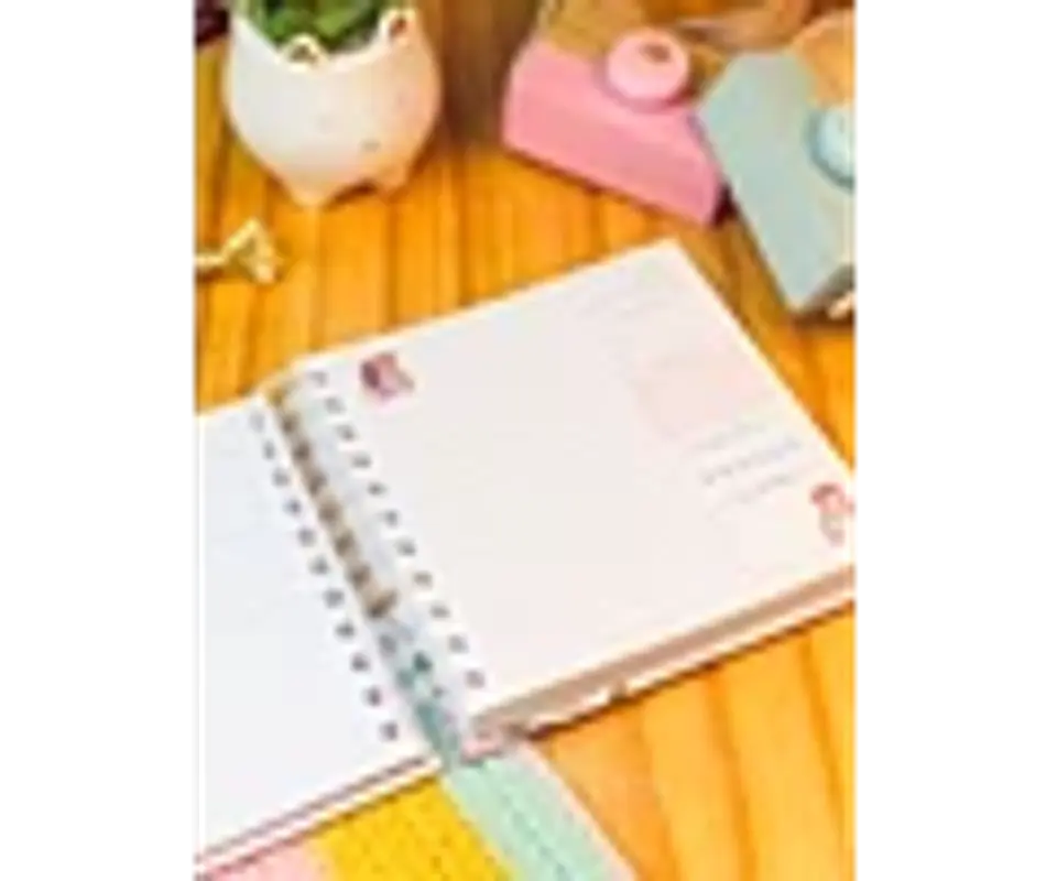 Arquivo encadernação Kit Anne - Caderno + Agenda não datada 03 tamanhos 3