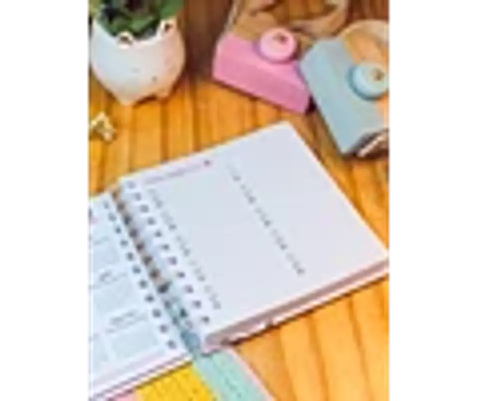 Arquivo encadernação Kit Anne - Caderno + Agenda não datada 03 tamanhos 4