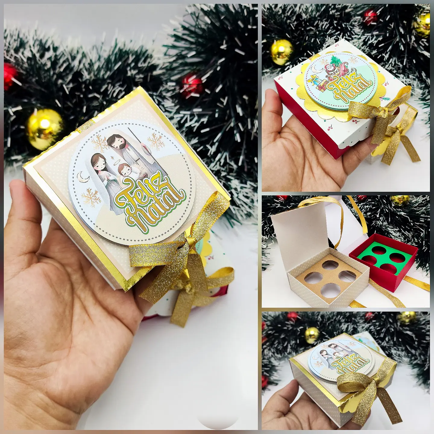 Arquivo Natal Caixa 4 Doces  - CRIAR BV 1