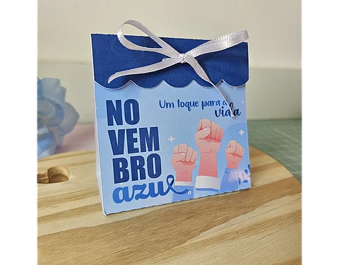  Arquivo Novembro Azul Porta Bombom - Bella Ideia