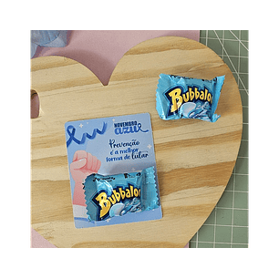 Arquivo Novembro Azul Card Chiclete Bubbaloo - Bella Ideia
