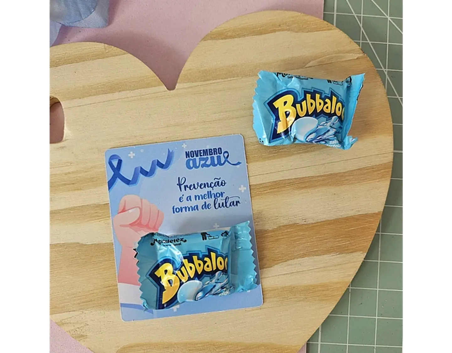 Arquivo Novembro Azul Card Chiclete Bubbaloo - Bella Ideia 1