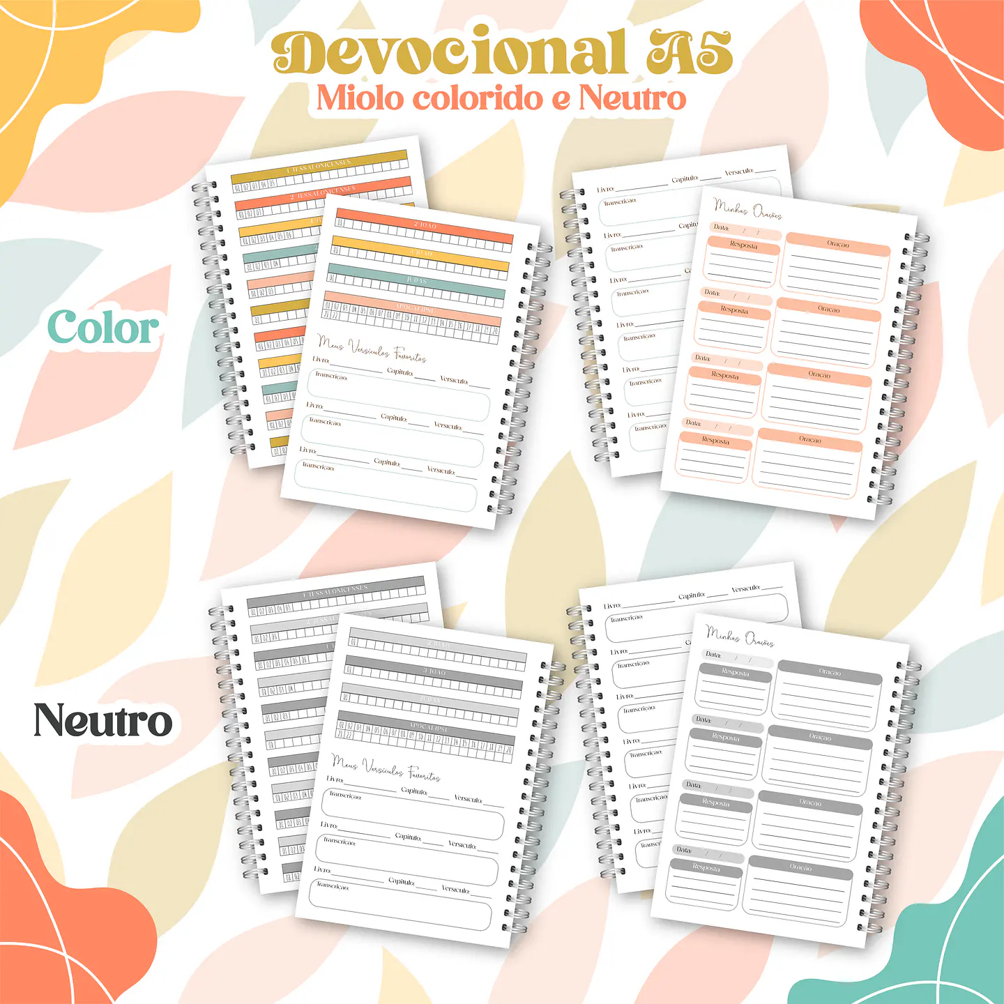 Arquivo Encadernação Combo Planejadores Permanentes - Madi 5