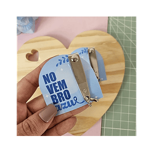 Arquivo Novembro Azul Card Cortador de unha - Bella Ideia