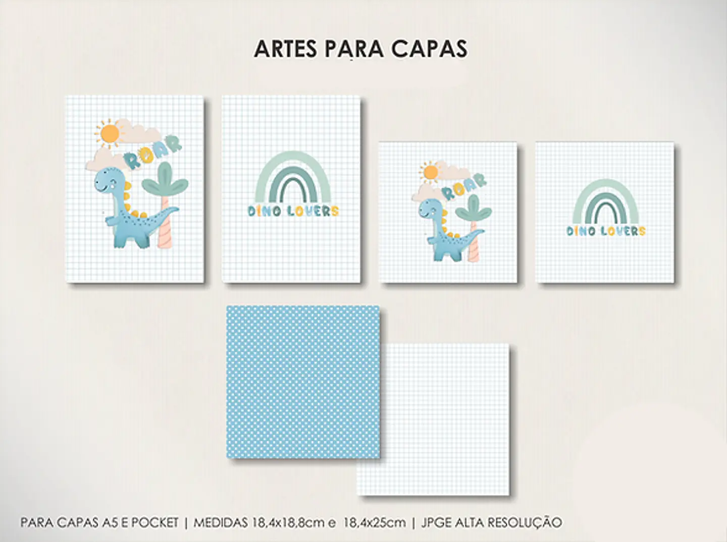 Arquivo Combo Capas Infantis - Moldes da Lê 4