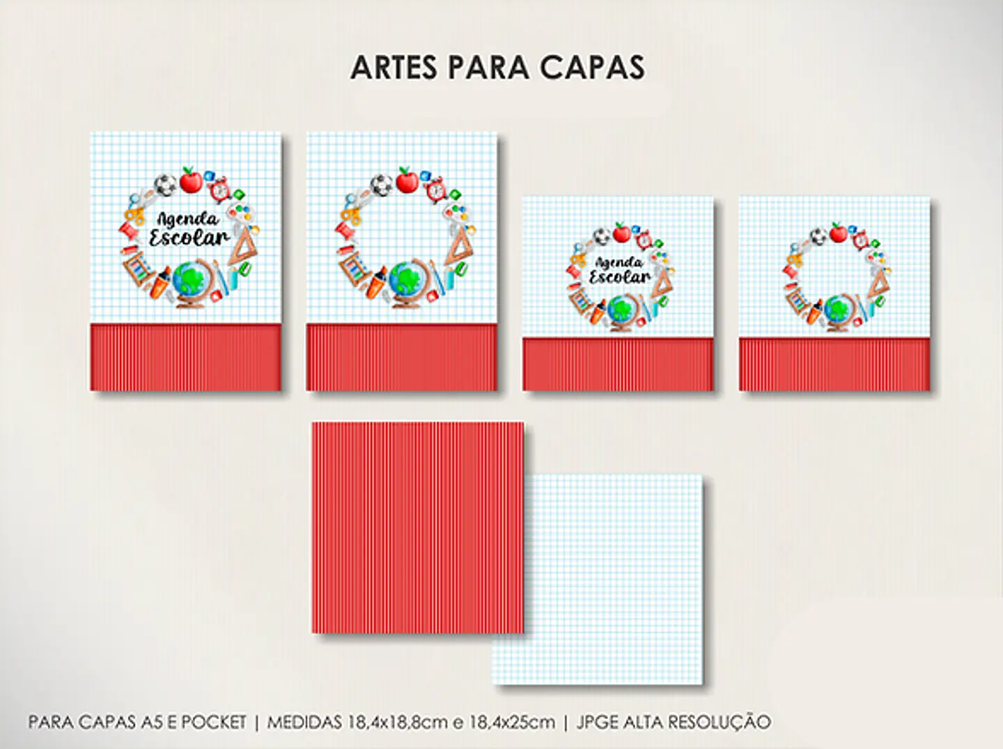 Arquivo Combo Capas Infantis - Moldes da Lê 7