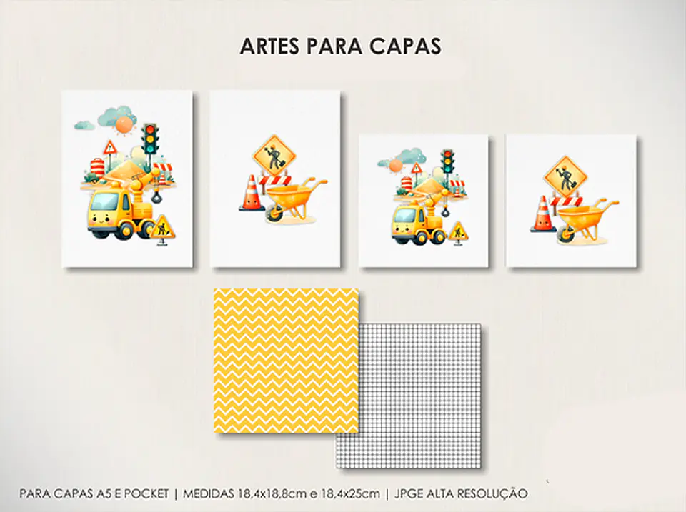 Arquivo Combo Capas Infantis - Moldes da Lê 10