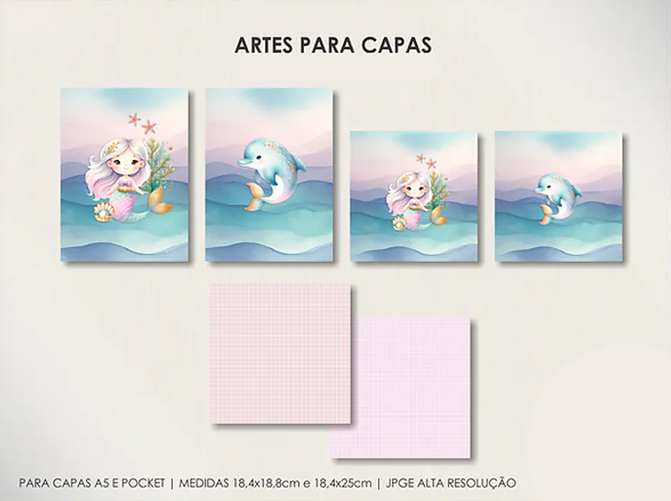 Arquivo Combo Capas Infantis - Moldes da Lê 12