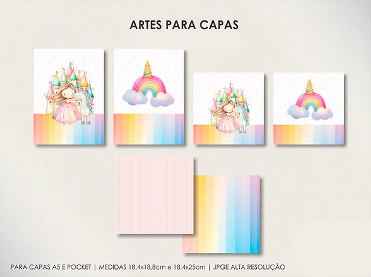 Arquivo Combo Capas Infantis - Moldes da Lê 13