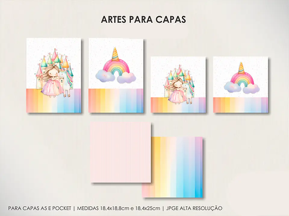 Arquivo Combo Capas Infantis - Moldes da Lê 13