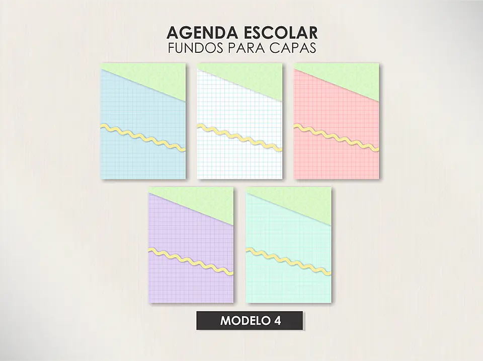 Arquivo Agendas Escolares Permanentes - Moldes da Lê 12