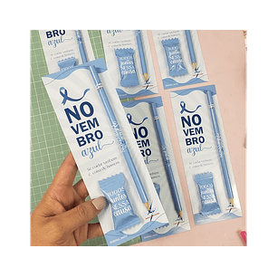 Arquivo Novembro Azul Card Lápis e Balinha - Bella Ideia