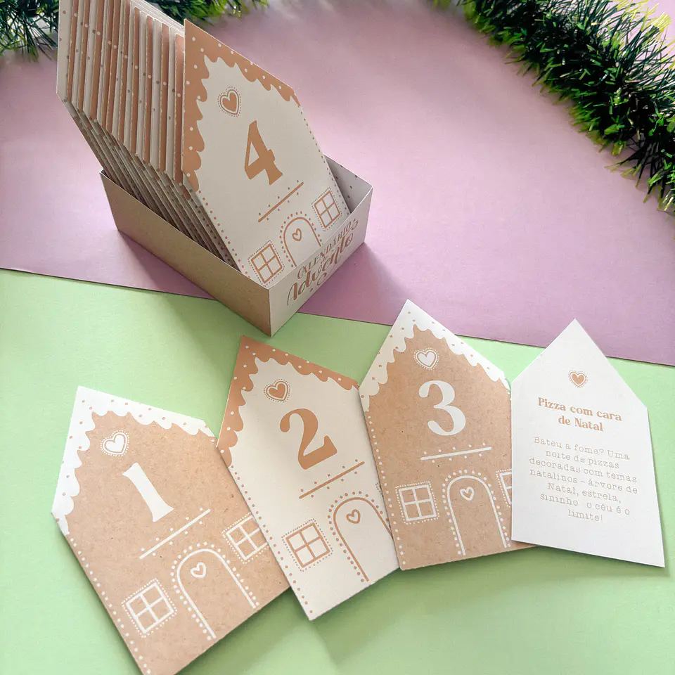 Arquivo Natal Calendário do Advento Casinhas - tudo pra papelaria 2