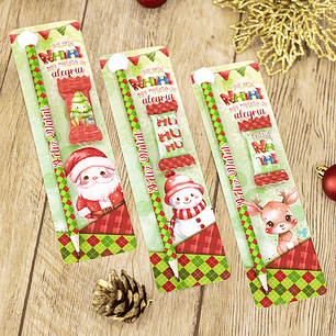 Arquivo Natal Card Lapis e Balinha