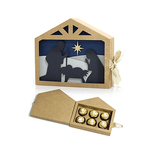 Arquivo Natal Caixa Presépio parra 6 doces Ferrero - Nilmara