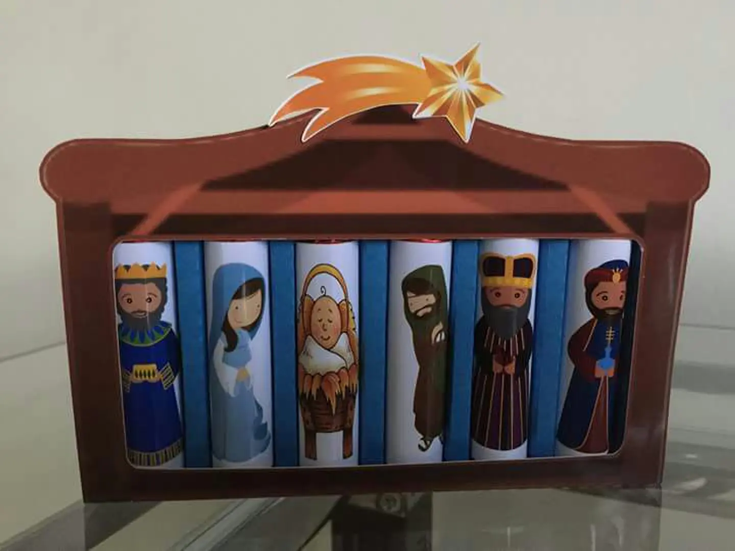 Arquivo de Corte Caixa Presépio Batom Natal 1