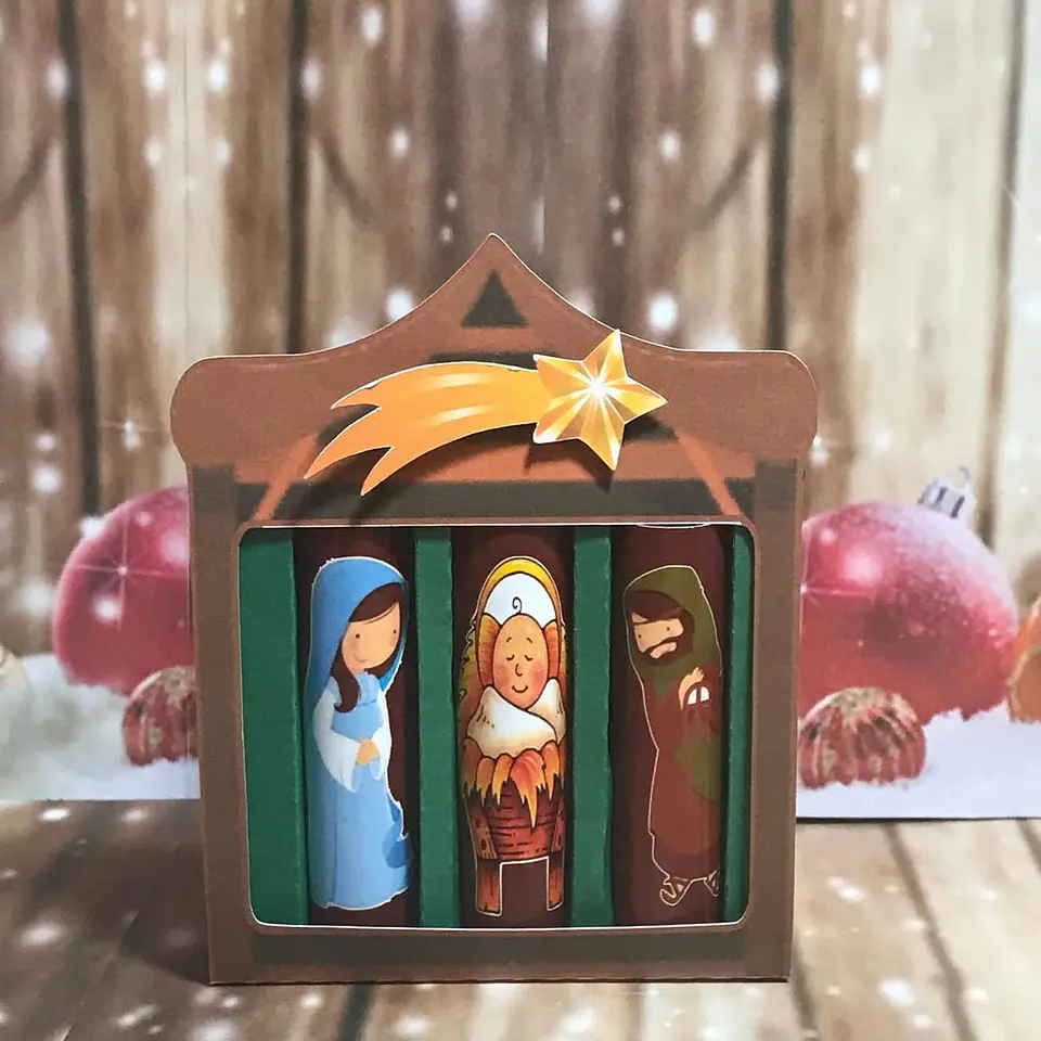Arquivo de Corte Natal Presépio 3 Batons  1