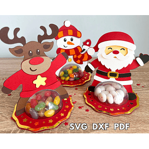 Arquivo Natal Porta Bola Acrílica 