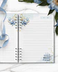 Arquivo Kit 11 Capas e Miolo Pautado Coleção Golden Blue - Papel Amado - Thumbnail 2
