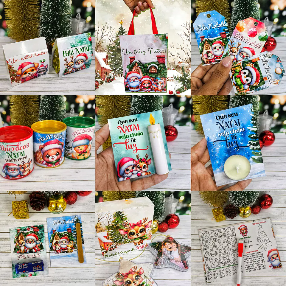 Arquivo Natal Combo Papai Noel - Desenhitos da Jana 1