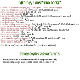 Arquivo Natal Combo Papai Noel - Desenhitos da Jana