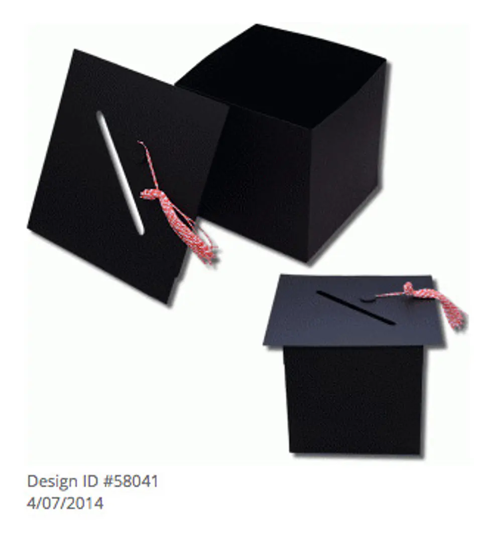 Arquivo de Corte Chapeu de Formatura 3d 1