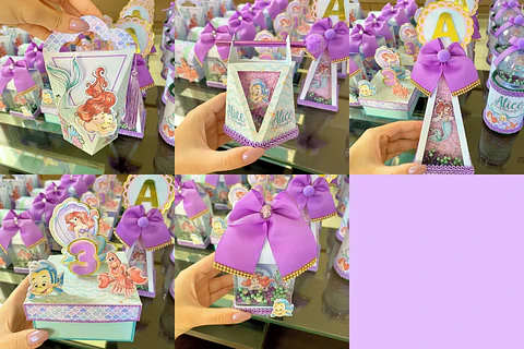 Arquivo de Corte Ariel Pequena Sereia