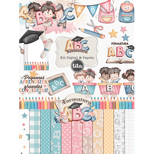  Kit Digital Formatura ABC - TITA