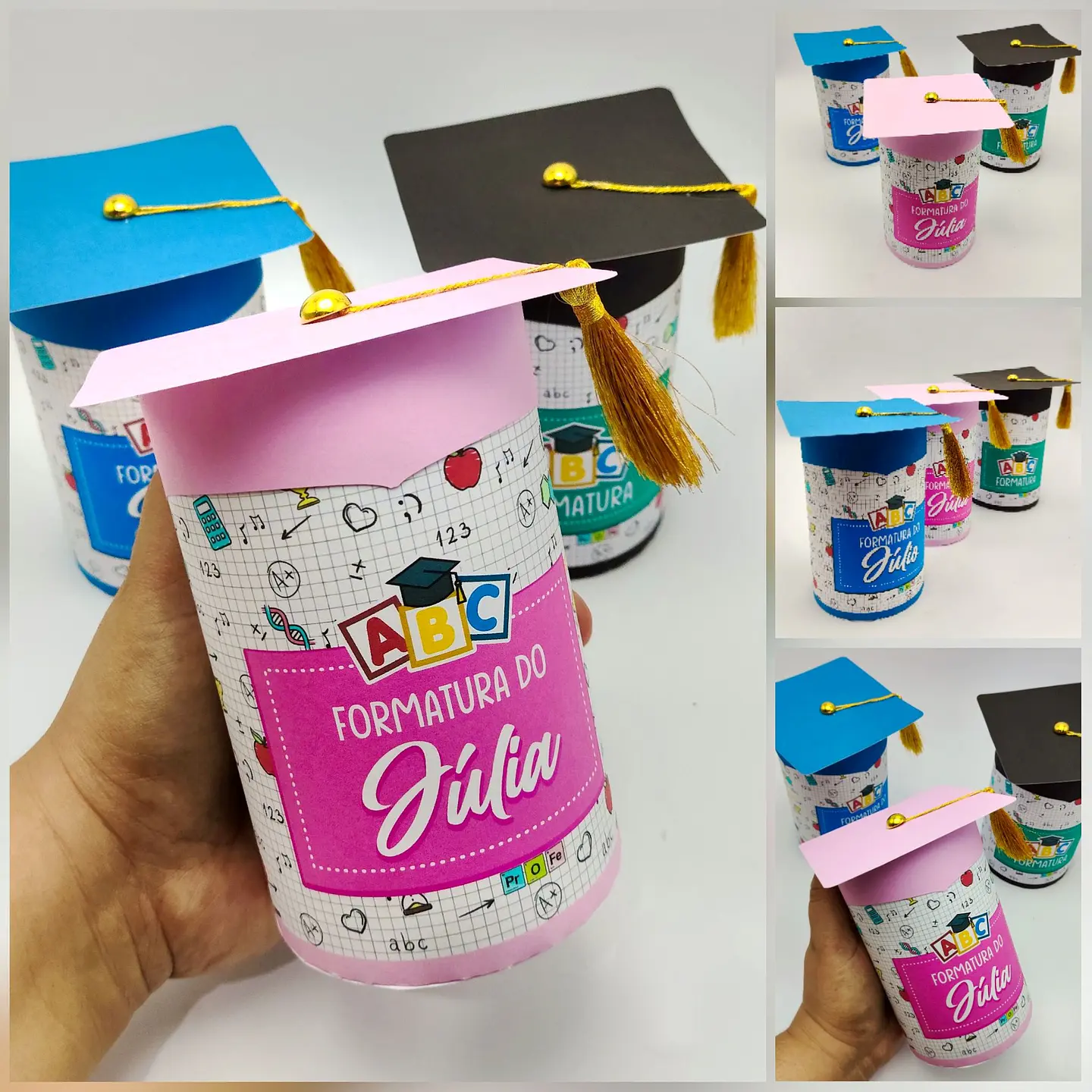 Arquivo de Corte Formatura ABC Caixa Circular - Criar BV 1