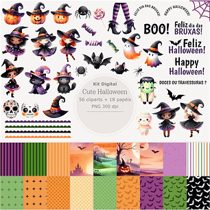 Kit Digital Halloween - Telma Contel