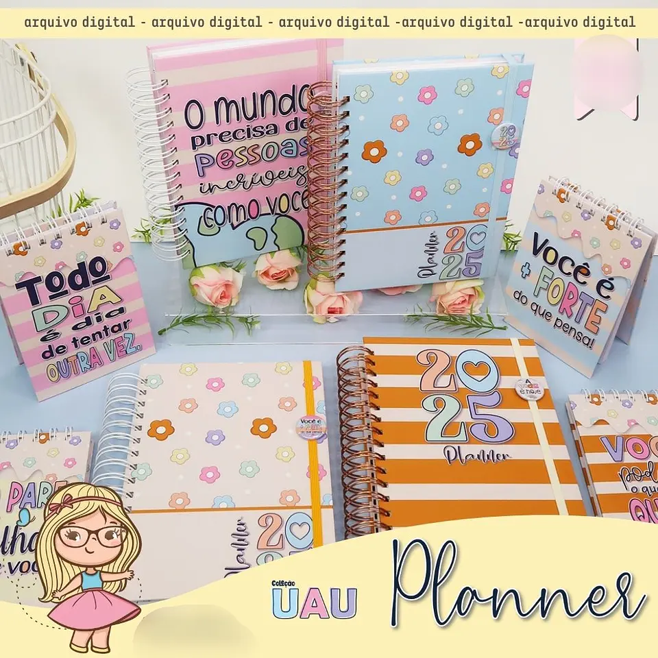 Arquivo Planners UAU 2025 - Mimos Personalizados 1