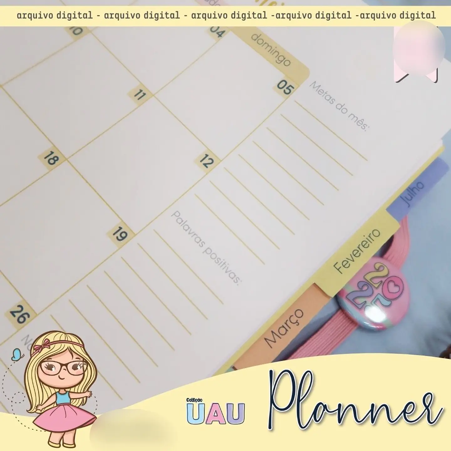 Arquivo Planners UAU 2025 - Mimos Personalizados 5
