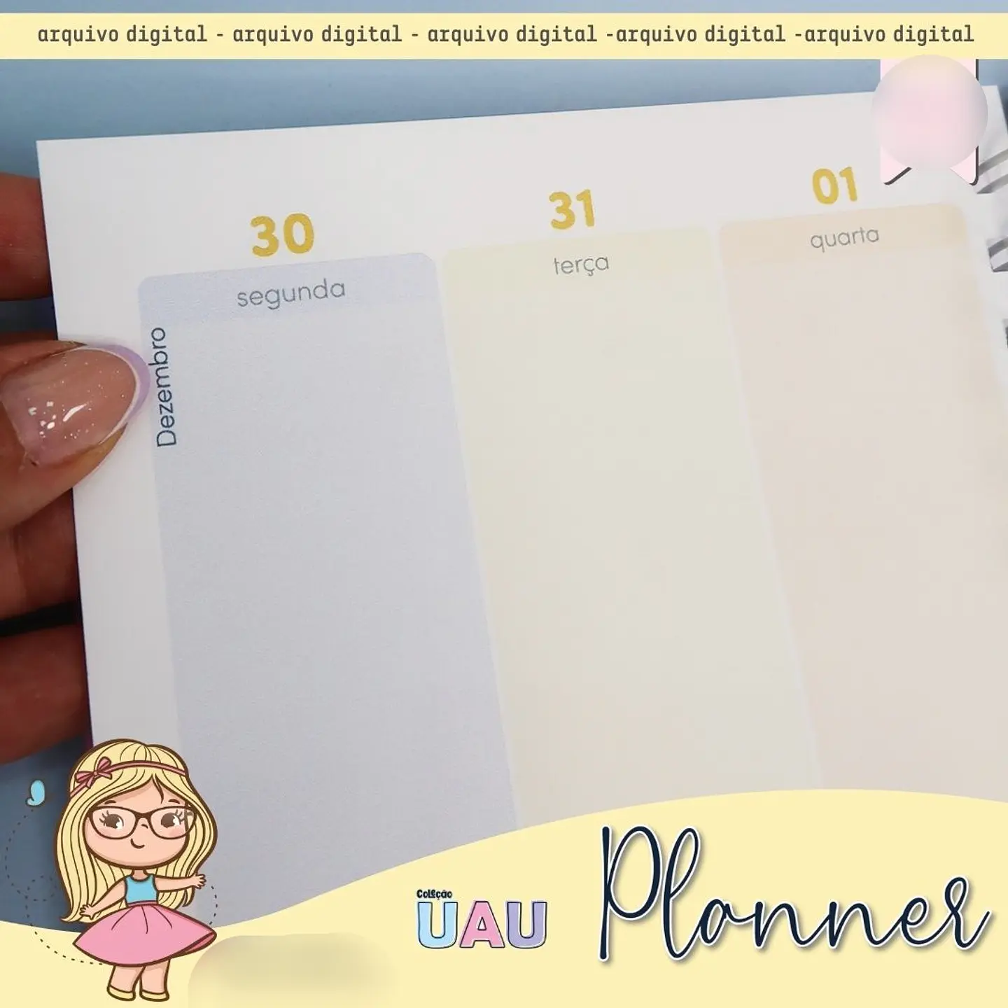 Arquivo Planners UAU 2025 - Mimos Personalizados 6