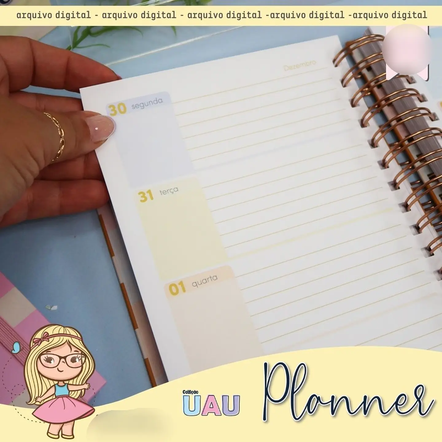 Arquivo Planners UAU 2025 - Mimos Personalizados 8