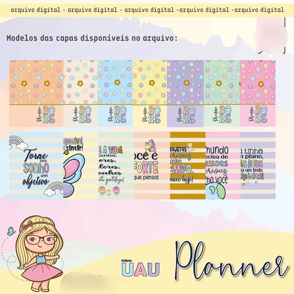 Arquivo Planners UAU 2025 - Mimos Personalizados 10