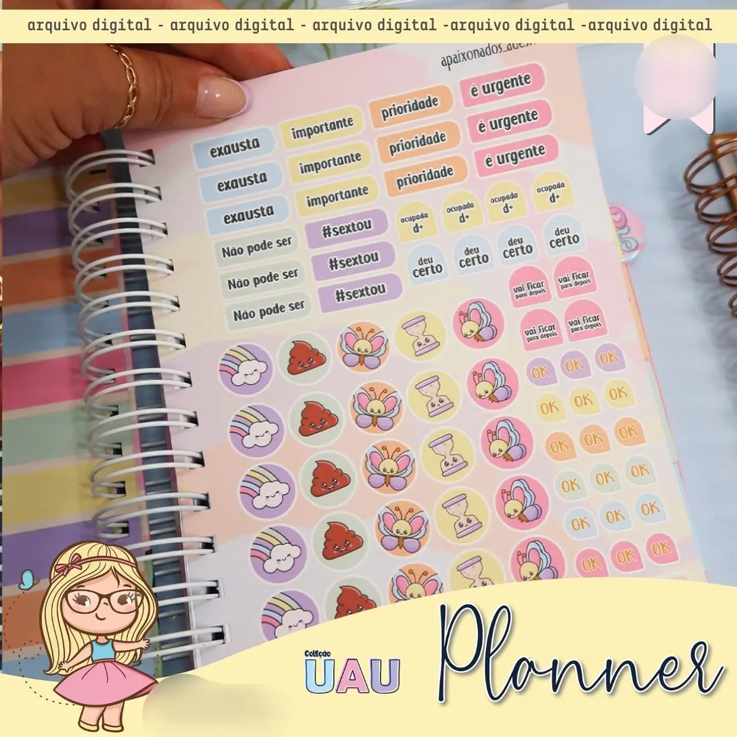 Arquivo Planners UAU 2025 - Mimos Personalizados 11